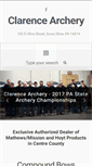 Mobile Screenshot of clarencearchery.com